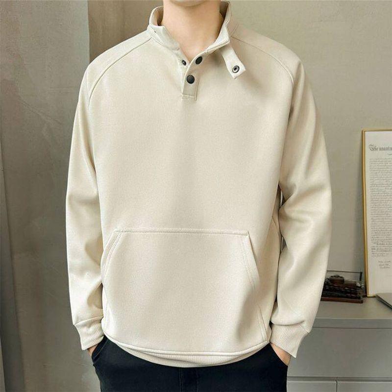 Foreign Trade Surplus Spring and Autumn American-Style Casual Sports Tops Versatile Sweatshirt Men's Loose Long-Sleeve Trendy Brand High-Neck Jacket