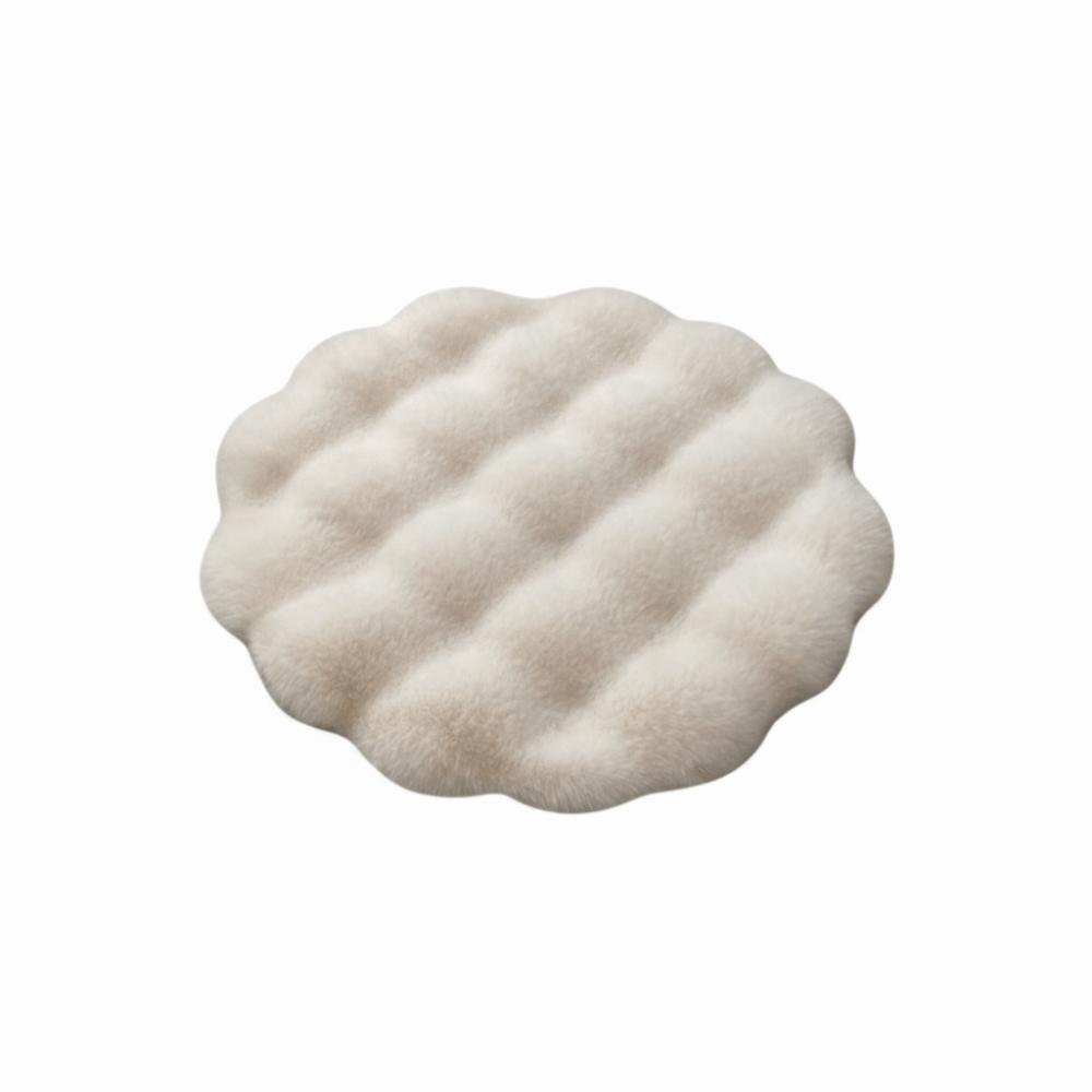 Puppy Nest Mat Warm Cat Nest Non-Slip Fleece Dog Sleeping Pad Soft Round Cat Floor Mat Pet Accessories