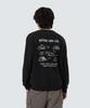 SNOWPEAK APPAREL Tent Graphic Sweatshirt (S25Fmfht62) Black