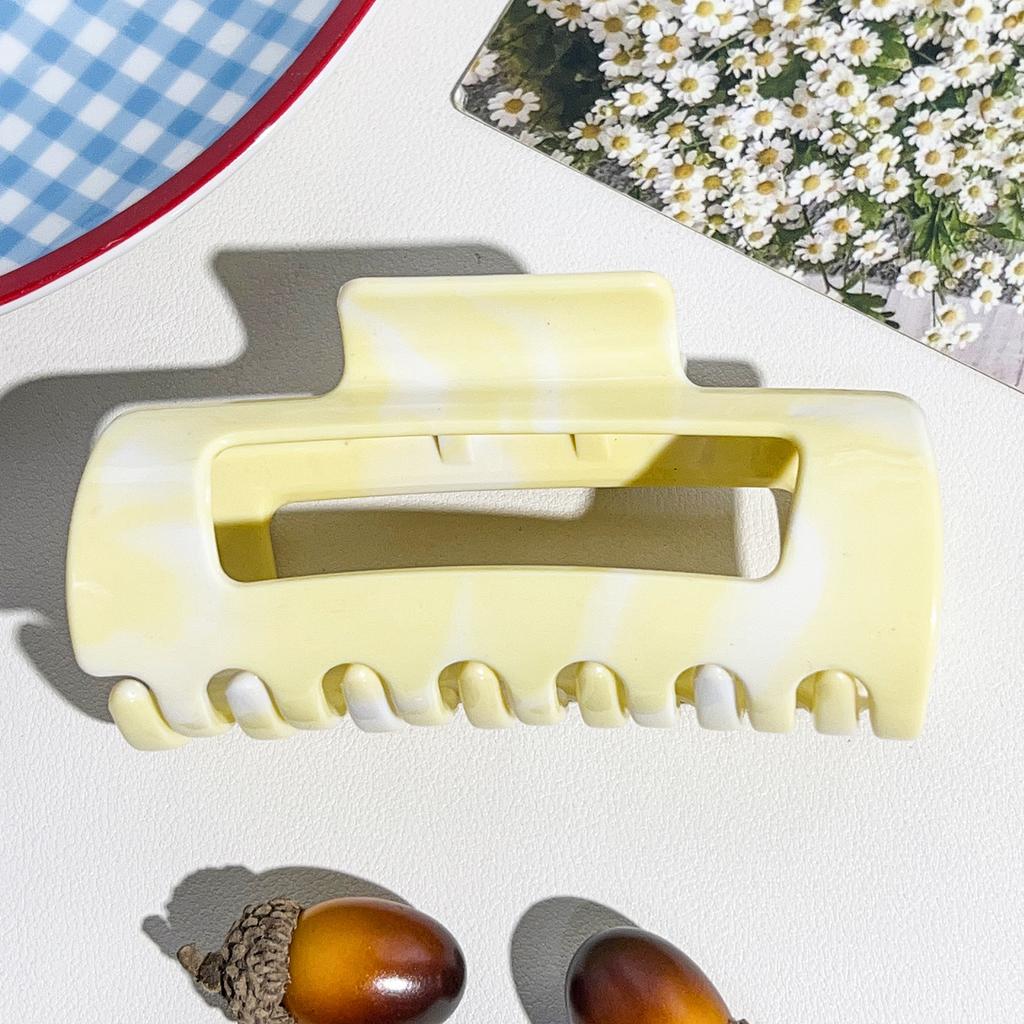 Soft silicone shark clip hairpin anti-collision protection rear head clip hair anti-drop durable clip grab clip