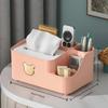 Tissue Storage Box Living Room Dining Room Tea Table Desktop Storage Multi functional Storage Box