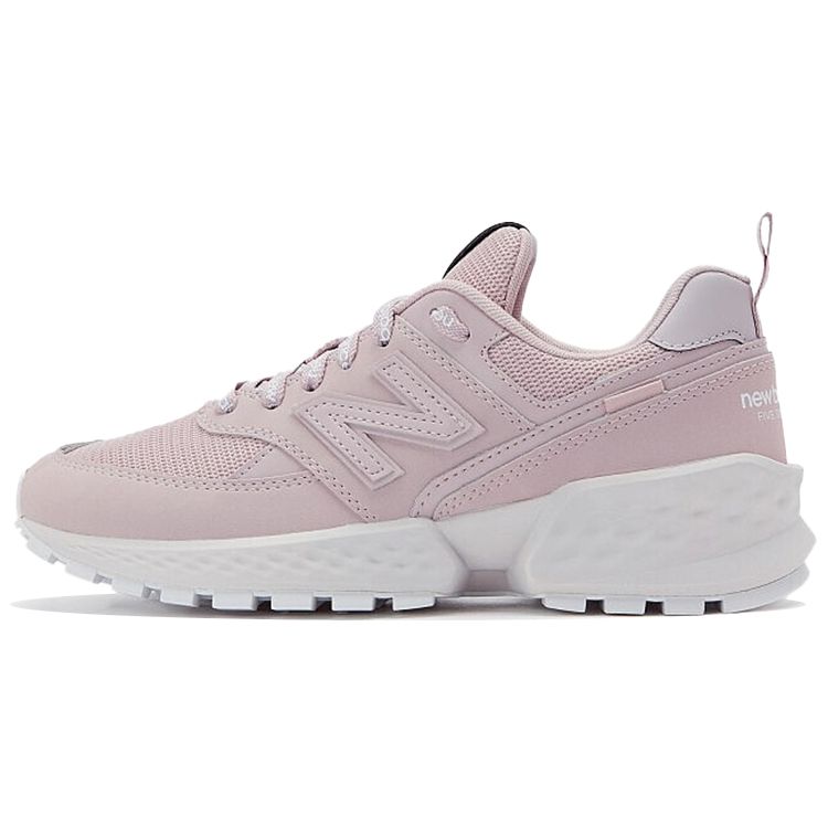 New Balance Nb 574 Material Plasă Piele Sintetică Confortabil Simplu Mid-Top Pantofi Casual Lifestyle Unisex Pantofi Casual Roz-Deschis MS574GCF