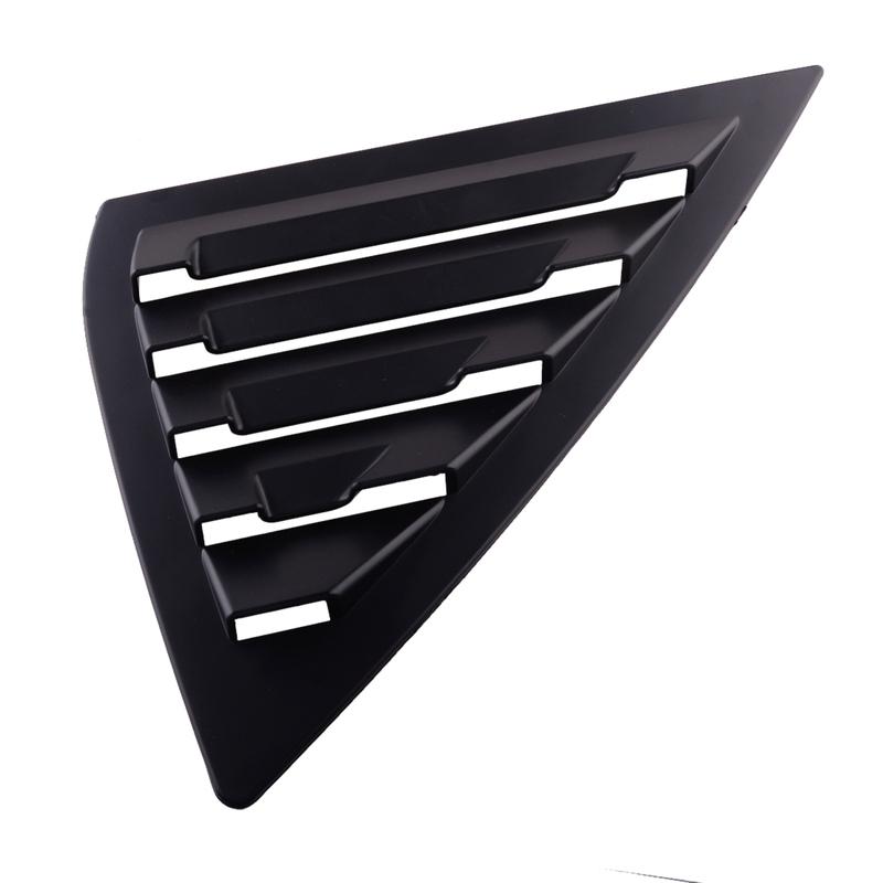 1 Pair Rear Window Louver Vent Cover Trim Scoop Shutter Vent Decor fit for Nissan Sentra Sedan 2013-2015 2016 2017 2018