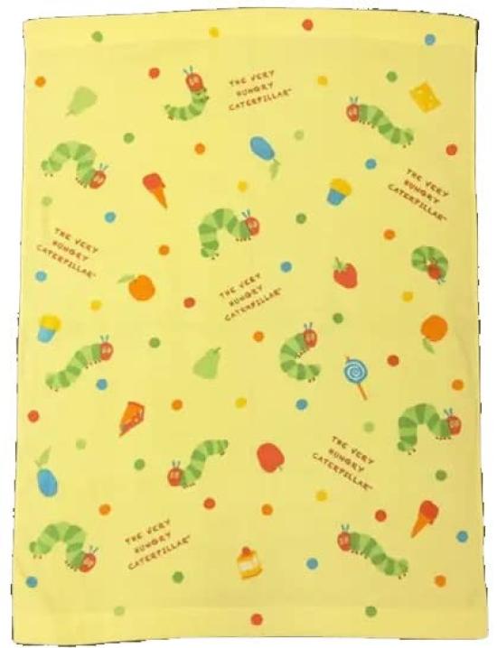 Hayashi Bath Nap 85 X 115 Eric Very Hungry Towel, Size, Approx. Cm, Carle's "The Caterpillar" (KM458100)