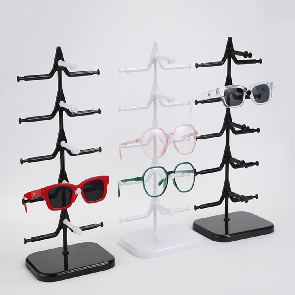 Durable Eyeglass Rack with Multiple Layers Secure Eyeglasses Holder Acrylic Presentation Stand Sunglasses Display Shelf