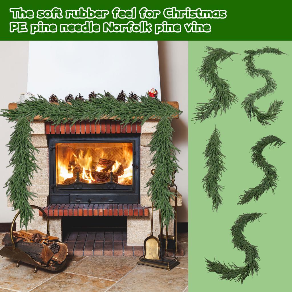 Artificial Simulation Needles And Rattan 150cm Christmas Decoration Needles Home Decoration Photo Path5