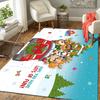 1Pc Happy Holiday Celebration Rug Office Carpet Indoor Outdoor Doormat Nonslip Soft And Comfortable Living Room Christmas Halloween Gift D91865
