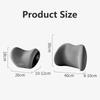Memory Foam Car Headrest/Lumbar Back Support Breathable Car Headrest Cushion Relieve Stress Waist Support Car Seat Pillow
