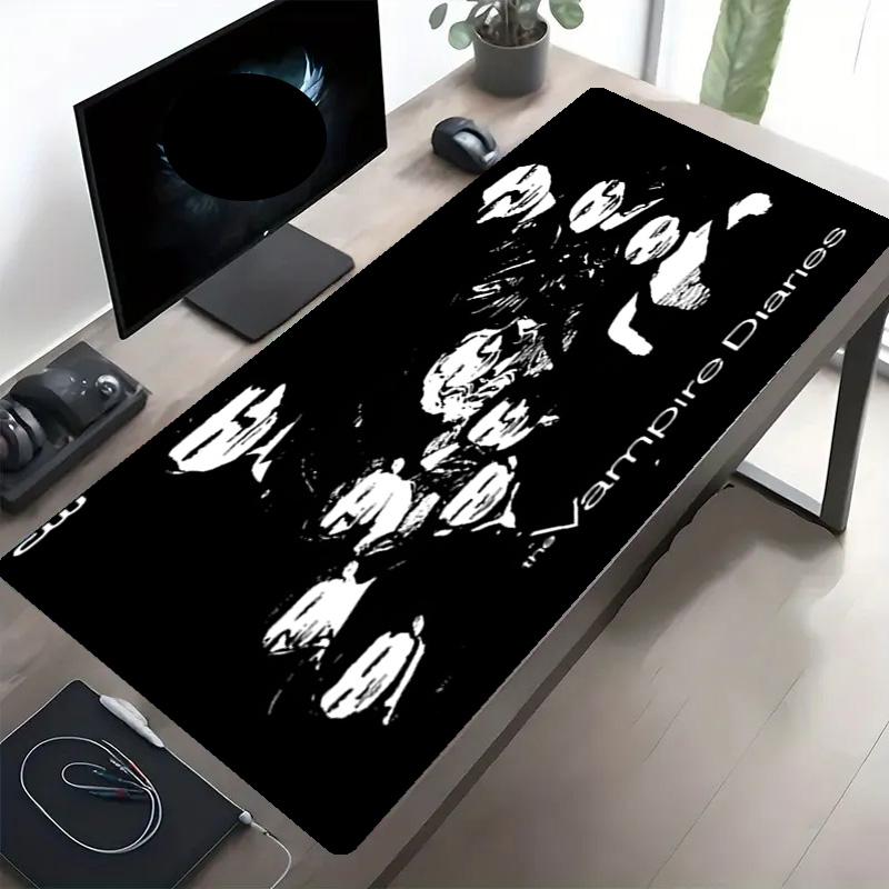 The Vampire Diaries Print Mouse Pad, Anti‑Slip Desktop keyboard Mat, for PC Laptop Gaming Working Daily Use, Cool Festival Surprise Gift