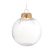 5pcs Perspective Christmas Tree Ball Paintable Christmas Ball with Bottle Cap Minimalist Christmas Clear Ball Home Decoration Navidad