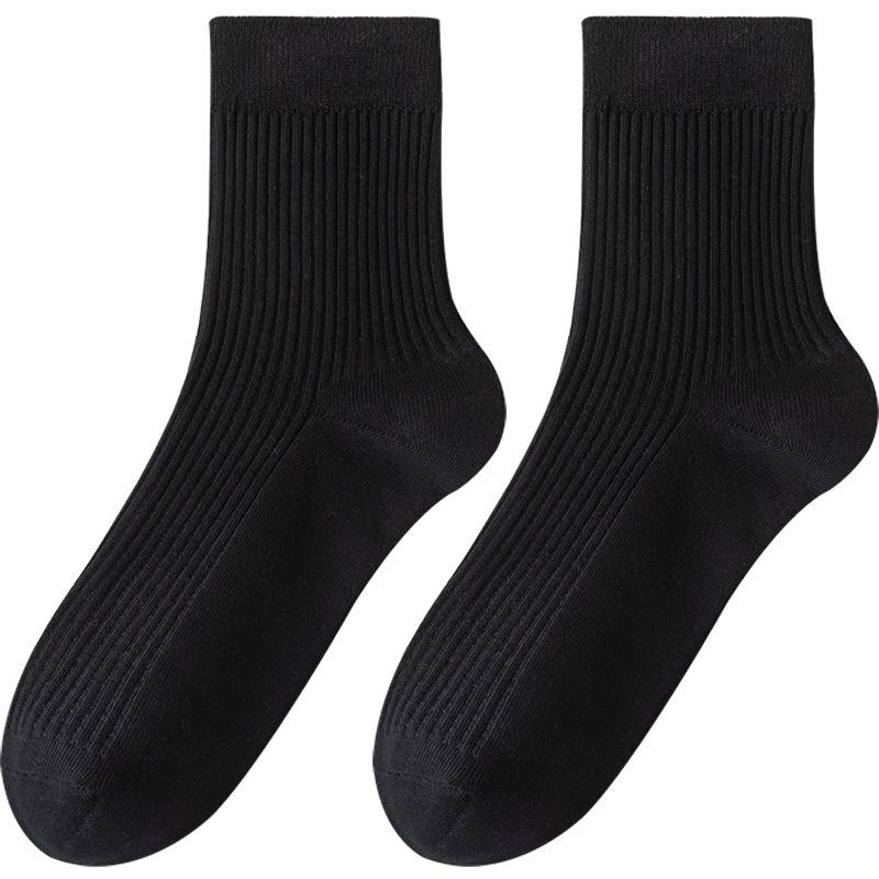 Men's Spring and Autumn New Anti-odor Sweat Absorption Anti Pilling Tube Cotton Socks