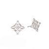 1 Pair of Fashionable Women's Accessories, Stainless Steel Material, Hollow Style, Witch Knot Shaped Earrings