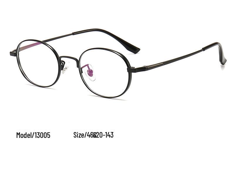 STUDIOMUKU High Power Wide Rim Round Eyeglass Frame - Thick, Stylish Accessory for Men & Women with Myopia