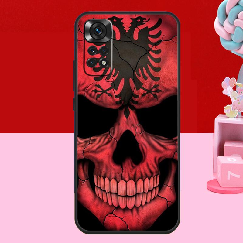 Albanian Flag Case For Xiaomi Redmi Note 14 13 12 10 11 15 Pro Plus Redmi 15 C 10C 12C 13C 14C Soft Cover