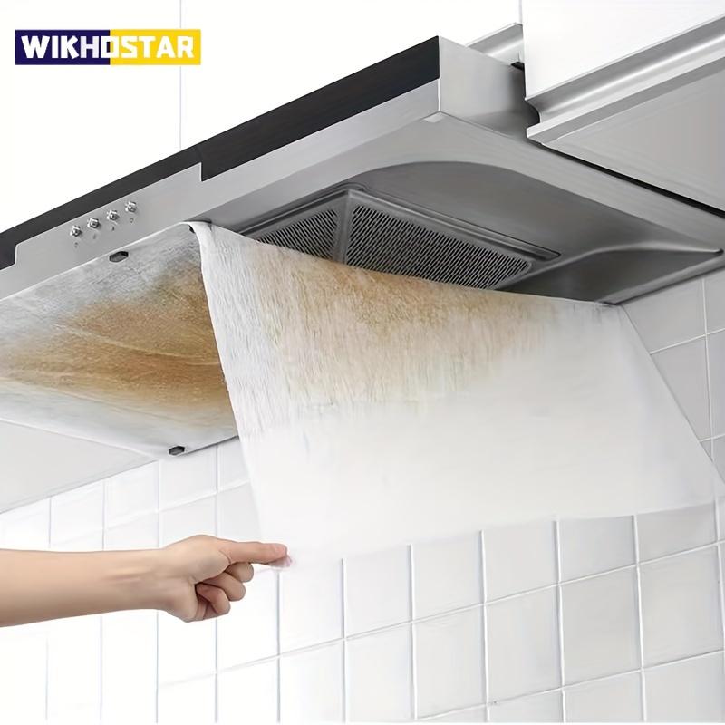 Kitchen Oil Stickers Range Hood Filter Set High-Performance Oil Absorption Smoke-Free Universal Fit Durable Sticker Protection