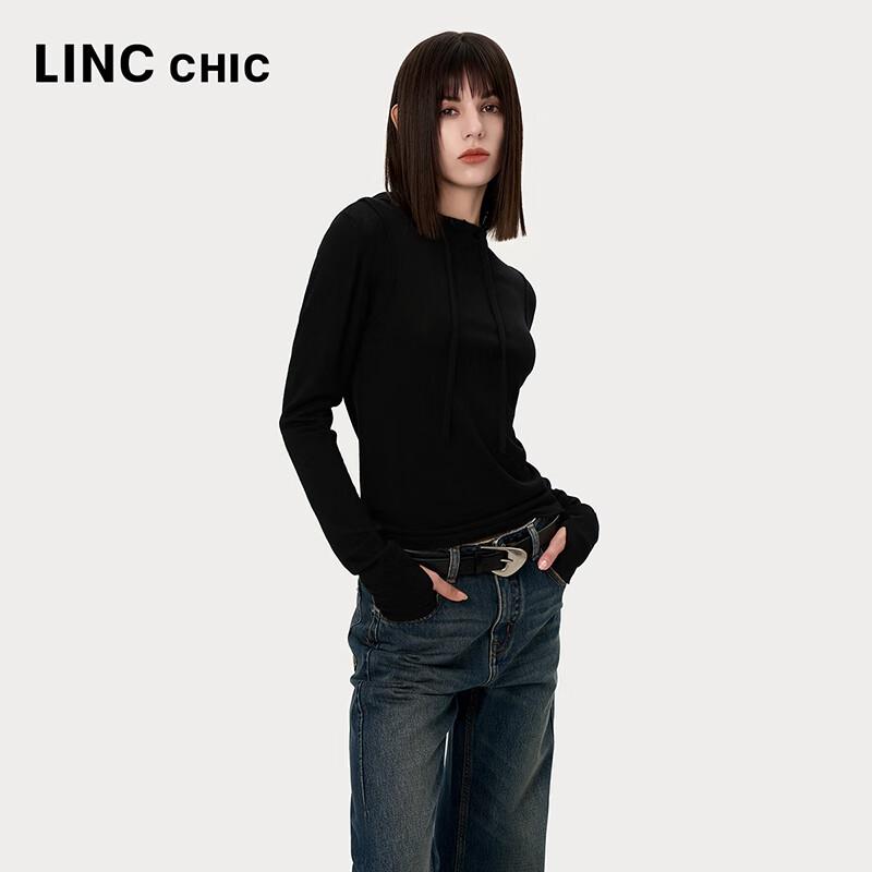 Women's 100% Wool Hooded Knit Sweater