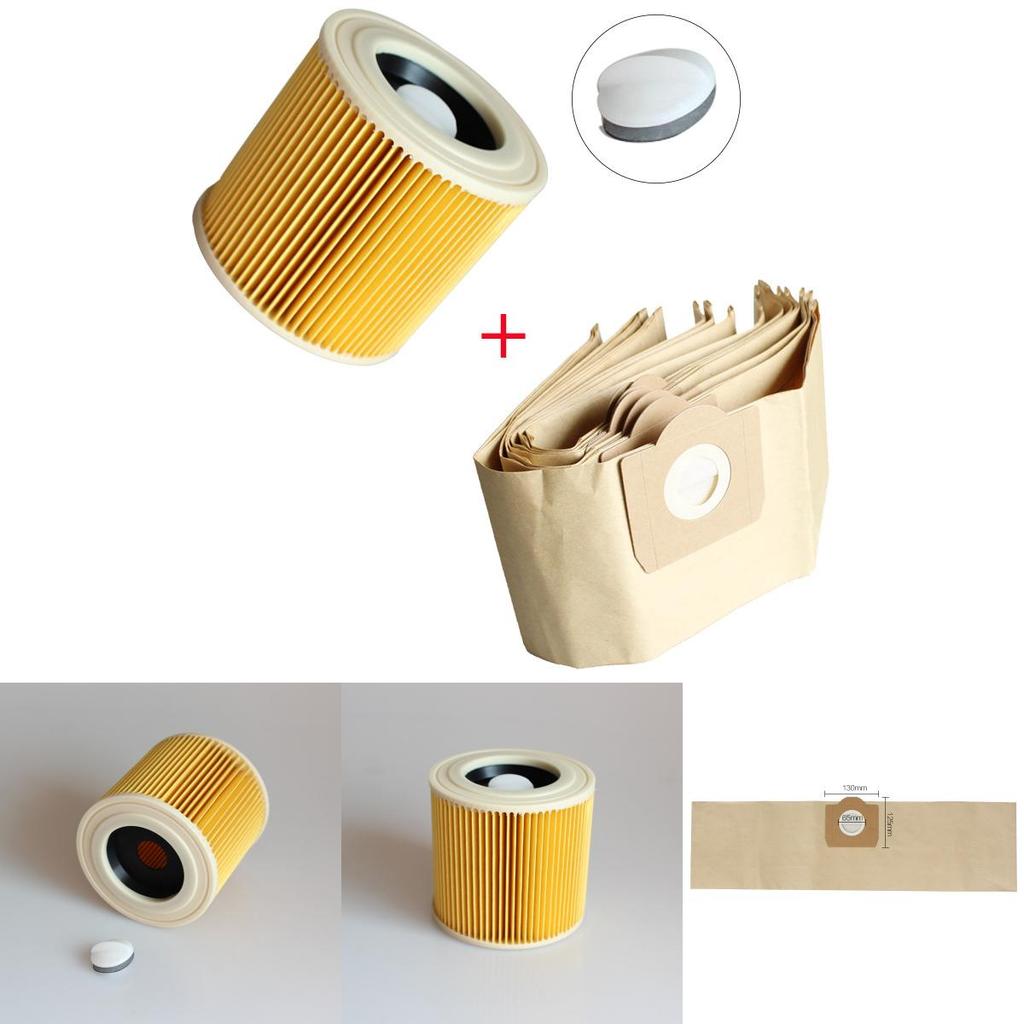 For Karcher Hepa Vacuum Filter With Dust Collection Bag For Residential Use
