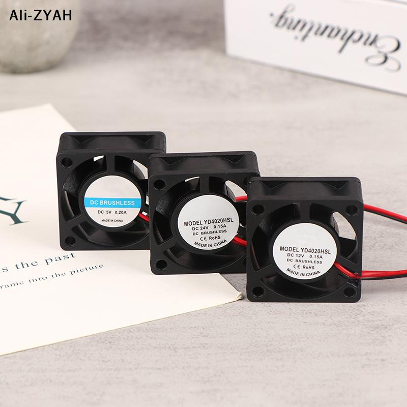 DC 5V/12V/24V Computer CPU Cooler Mini Cooling Fan 40MM Small Exhaust Fan For ender 3 CR10 3D Printer