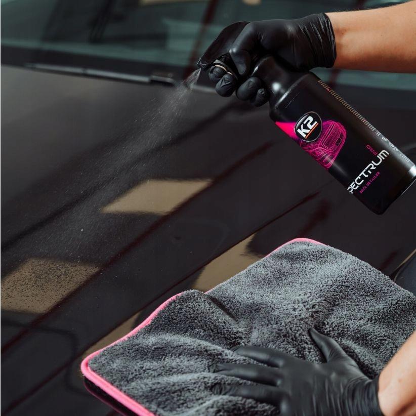 K2 Spectrum Pro 1L Quick Detailer + K2 Lussy Ręcznik Połysk Lakieru Auta