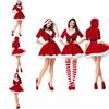 Stunning Women Fashion Santa Claus Xmas Costume Waistbelt Cosplay Outfit Gift