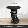 Side Table, Corner Table Supercrystalline  Desktop Animal Series Dog Shaped Coffee Table Home Decor