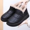 Women's Winter Chunky Platform Snow Boots Warm Lightweight Non-Slip Faux Fur Lining Ankle Booties Shoes Comfortable Fuzzy Walking Short Boot for Women
