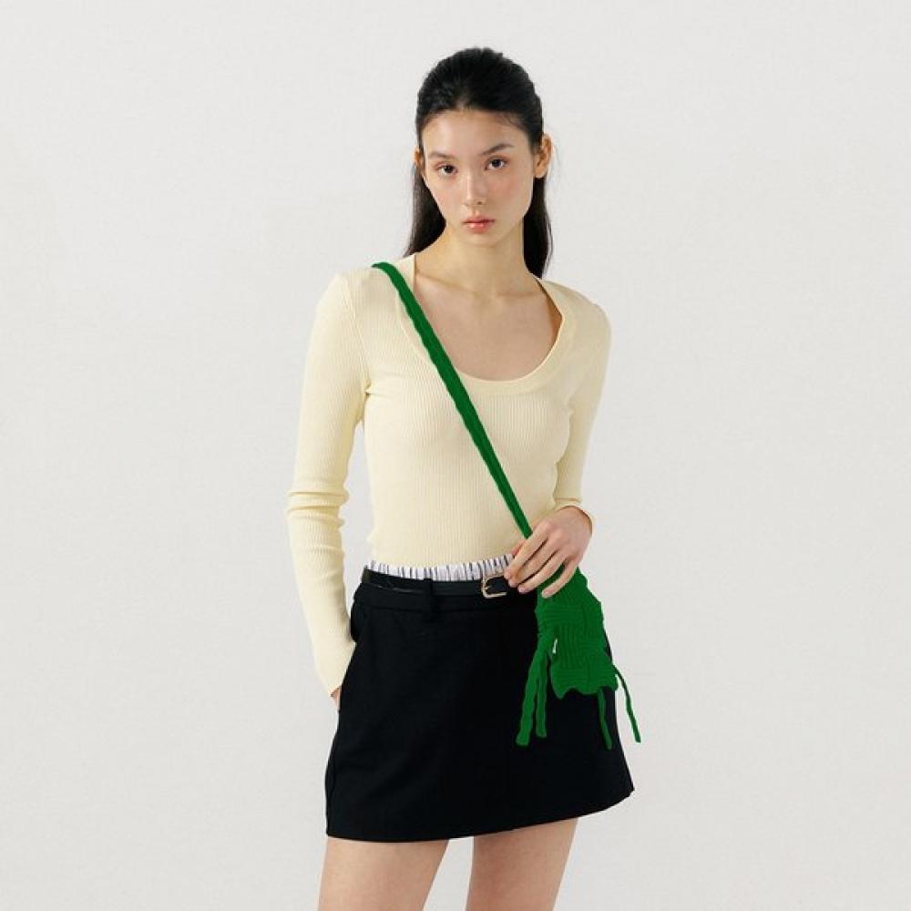 

Pleatsmama Mini Crossbow Bag Green Single option