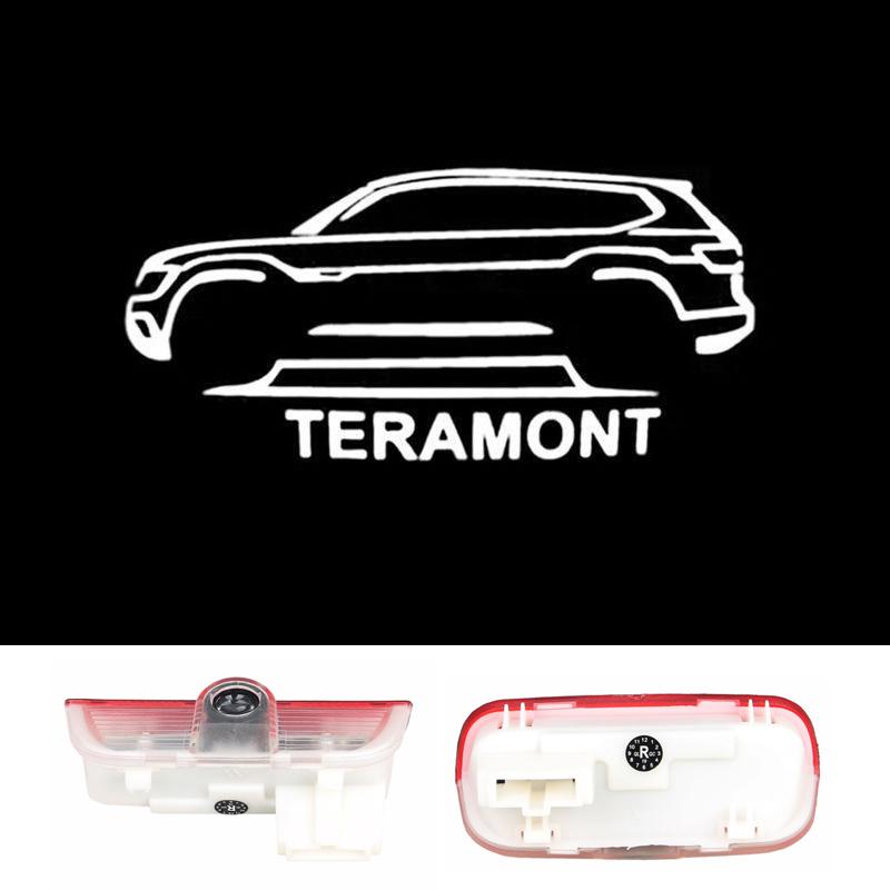 2 stuks Auto Deur Welkom Verlichting LED Lamp voor VOLKSWAGEN VW R LINE Rline Golf Tiguan CC Touareg Jetta Passat T-ROC Sharan Touran Bu2 wzpc7