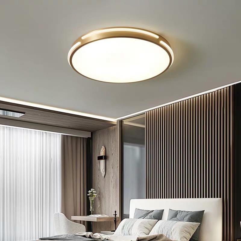 Gold Modern Minimalist Ultra-Thin Nordic LED Ceiling Light for Bedroom