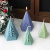 Christmas Silicone Molds Candles Triangle Christmas Tree Snowflake Styles DIY Home Decor Aromatherapy Candle Plaster