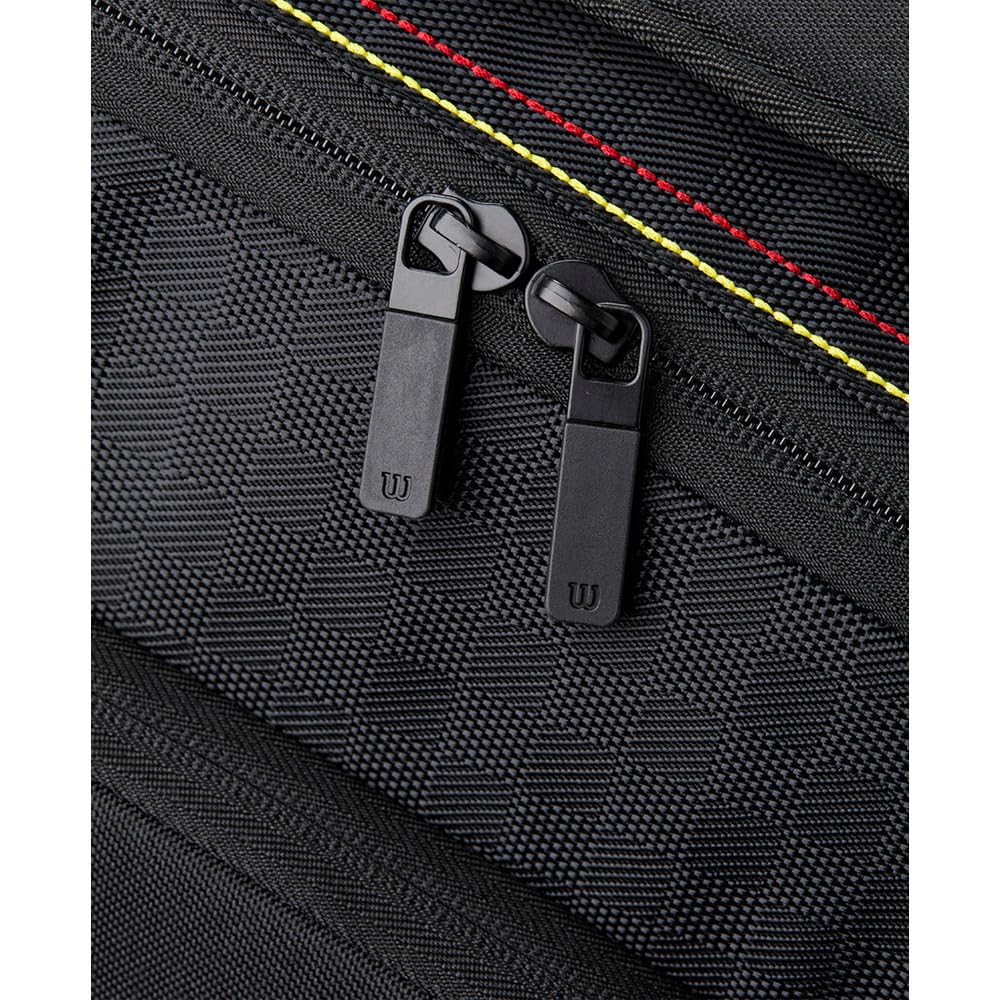 Wilson PRO STAFF CLASSIC Tennisschläger-Tasche für bis zu 12 Schläger in Schwarz WR8053801001 - (basierte mittelschwere Schläger) -