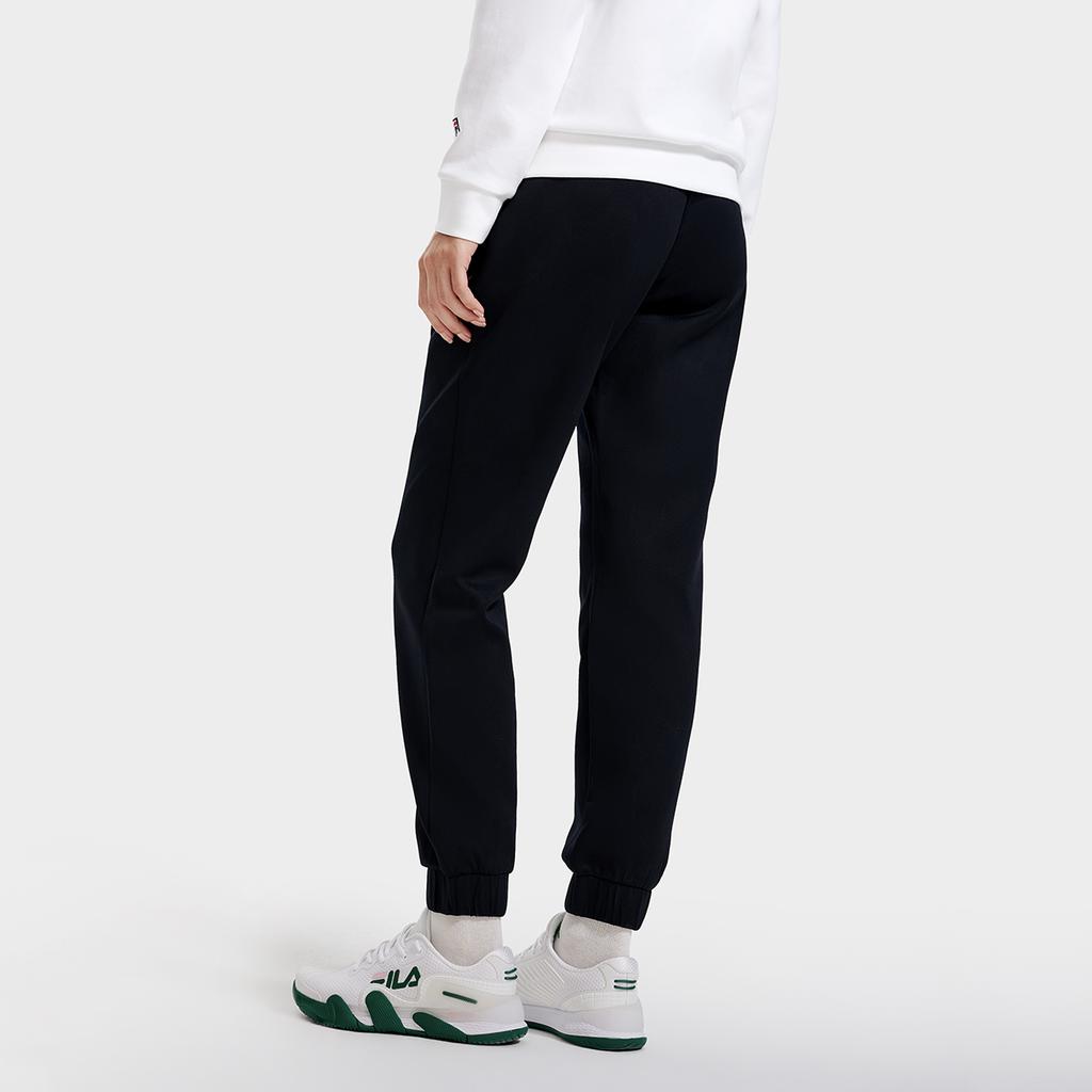 FILA Solid Color Cuffed Tennis Knit Sports Pants Women bottoms Royal-Blue A11W343601R-NV