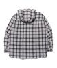 Pendulum Oversized Check Hoodie Shirt Lq2Yu329_Ivory