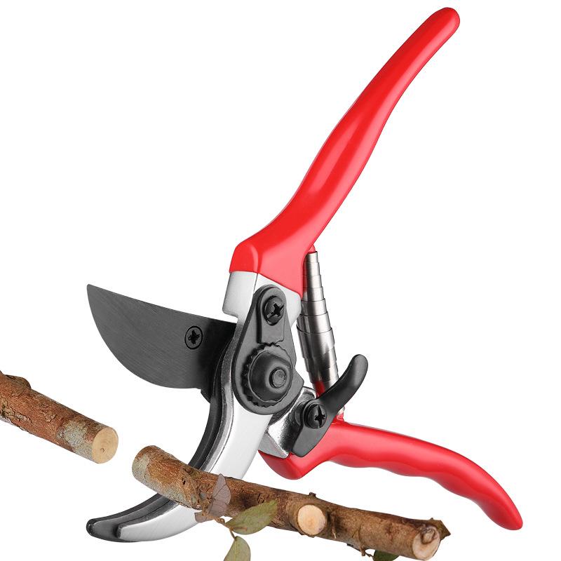 Multifunctional Stainless Steel Pruning Shears for Gardening, Grafting, and Floristry.