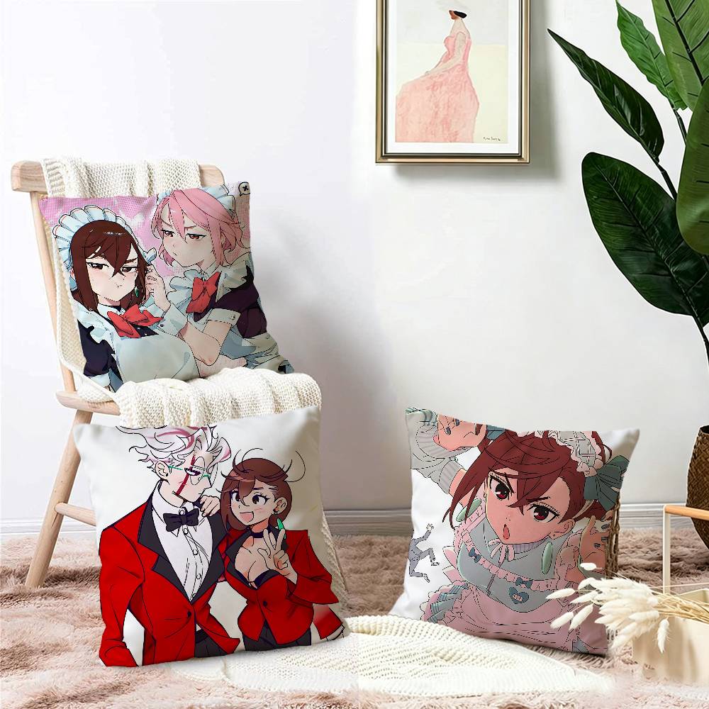Japanese Anime D-Dandadanes Maple Design Cushion Cover Happy Autumn Harvest decor Holiday Decorati Pillow Cover