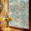Window Privacy Film Decorative Stained Glass Window Film Sun Blocking Window Clings Static Cling Window Sticker Home Decoration