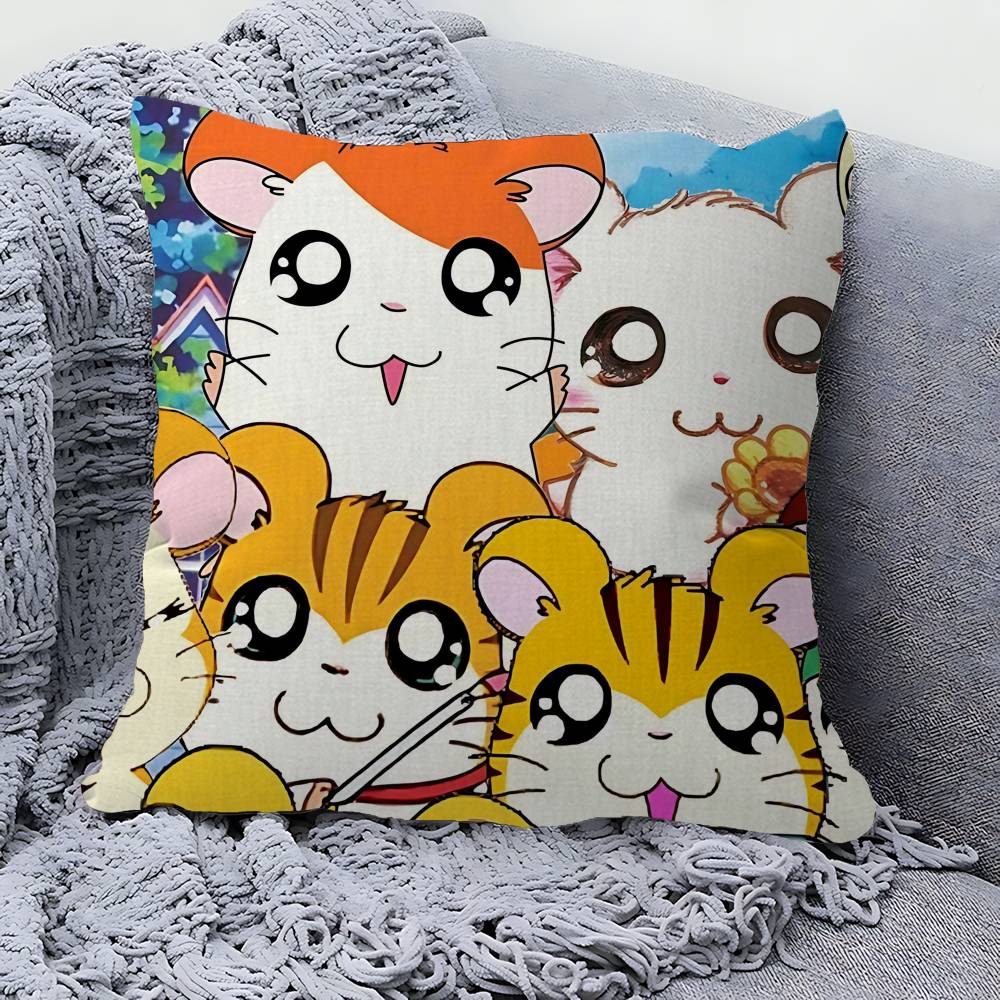 Hamtaro Anime pillow cover sofa cushion cover home room decoration children gift