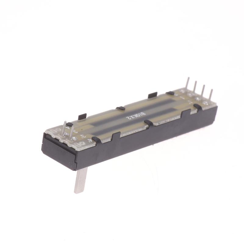 73mm Gerader Schiebepotentiometer B10Kx2 15mm Achse Zweikanal Hohe Präzision für Audio-Mischpult Verstärker DIY Audio-Ausrüstung