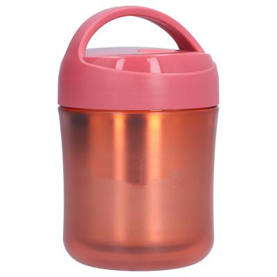Insulated Food Jar 500ml 304 Stainless Steel Silicone Waterproof Keep Warm Lunch Box for SoupRed
