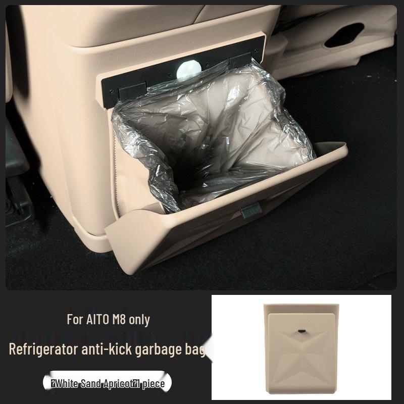 Wenjie M8 Magnetic Refrigerator Anti-Kick Cover with Hidden Trash Can and Anti-Dirty Storage.