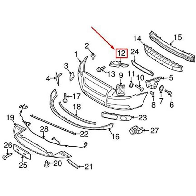 Headlight Holder Replacement Front Headlamp Bracket for S80 XC70 S80L 07-13