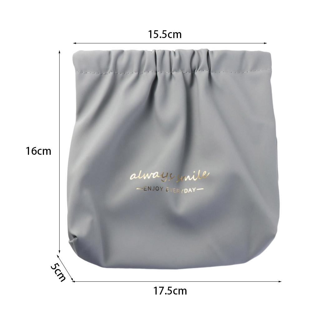 Cable Storage Bag Leaf Spring Bag Travel Makeup Bag Women Storage Bag Self-closing Cosmetic Bag