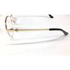 RSINC Halvinnfatning Metallramme Brille Gyllen Svart Cart-Metal CT03 JL166604546281