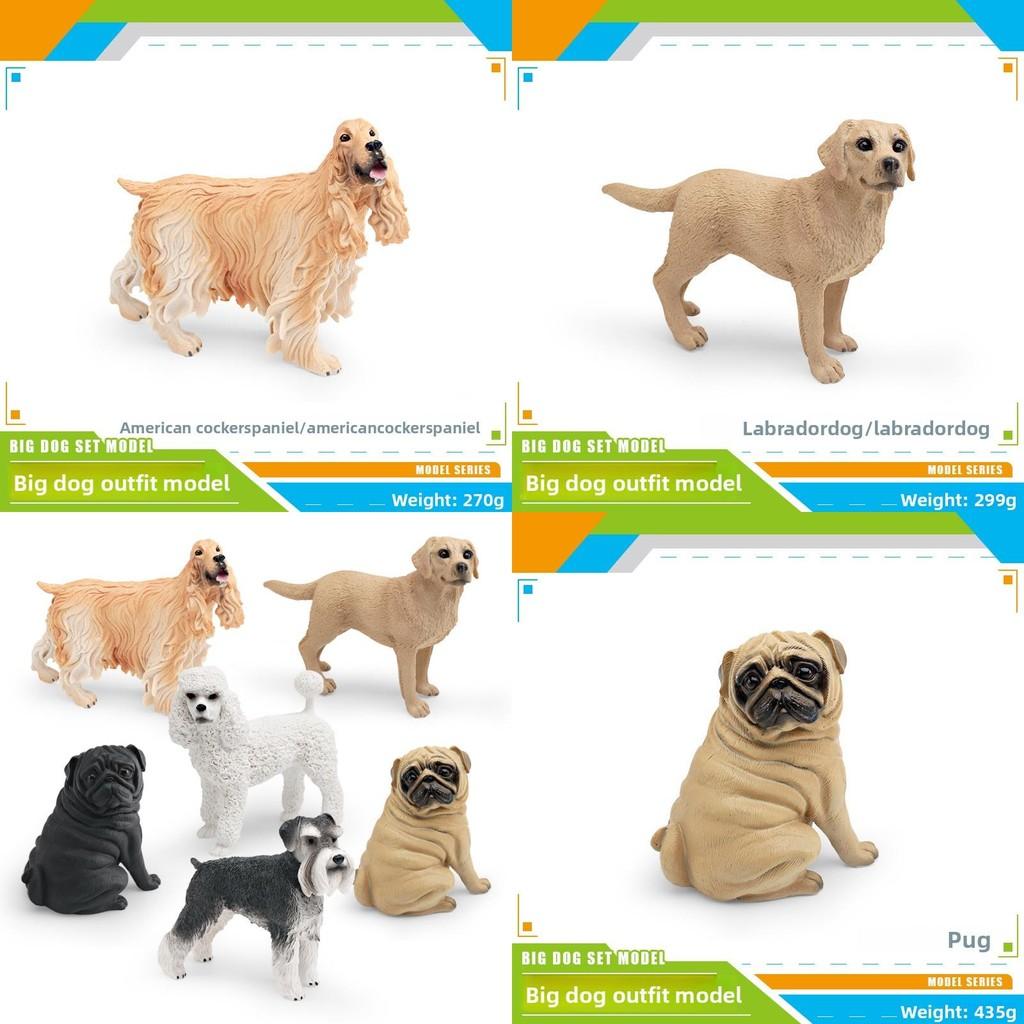 Modello di Cane Realistico In PVC Statuetta da Collezione per Animali Domestici per Arredamento Casa e Idee Regalo