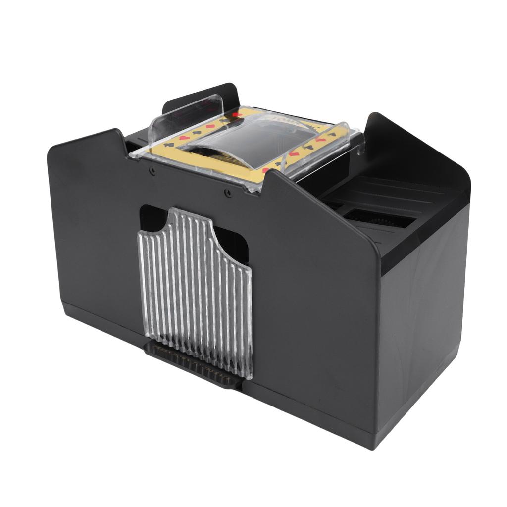 Automatic Card Shuffler Battery Powered Playing Card Electric Shuffling Machine for 4 Decks Home Party Card Games