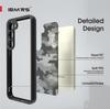 (Comes with Wrist strap)IBMRS for Samsung Galaxy S23 Case,Camouflage Hard Back Airbag Shockproof Back Transparent Cover Camera Screen Protection Case