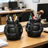 Pufferjacke-förmiger Stiftebecher, 3D-gedruckter Schreibtisch-Organizer, Kreativer Mantel-Stifthalter für Make-up-Pinsel, Home-Office-Dekoration