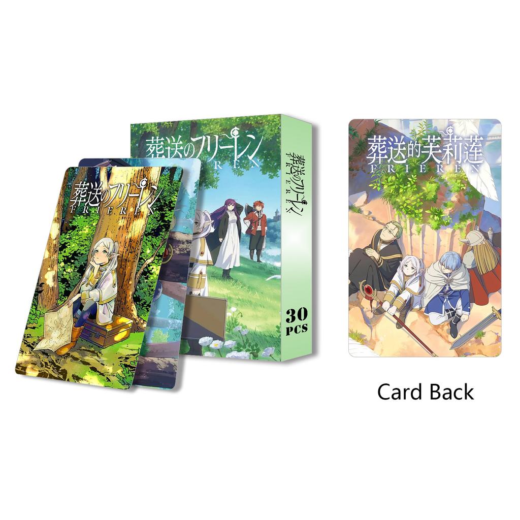 30 Pieces Cartoon Photo Collectible Cards Set Anime Style Gift Memorabilia