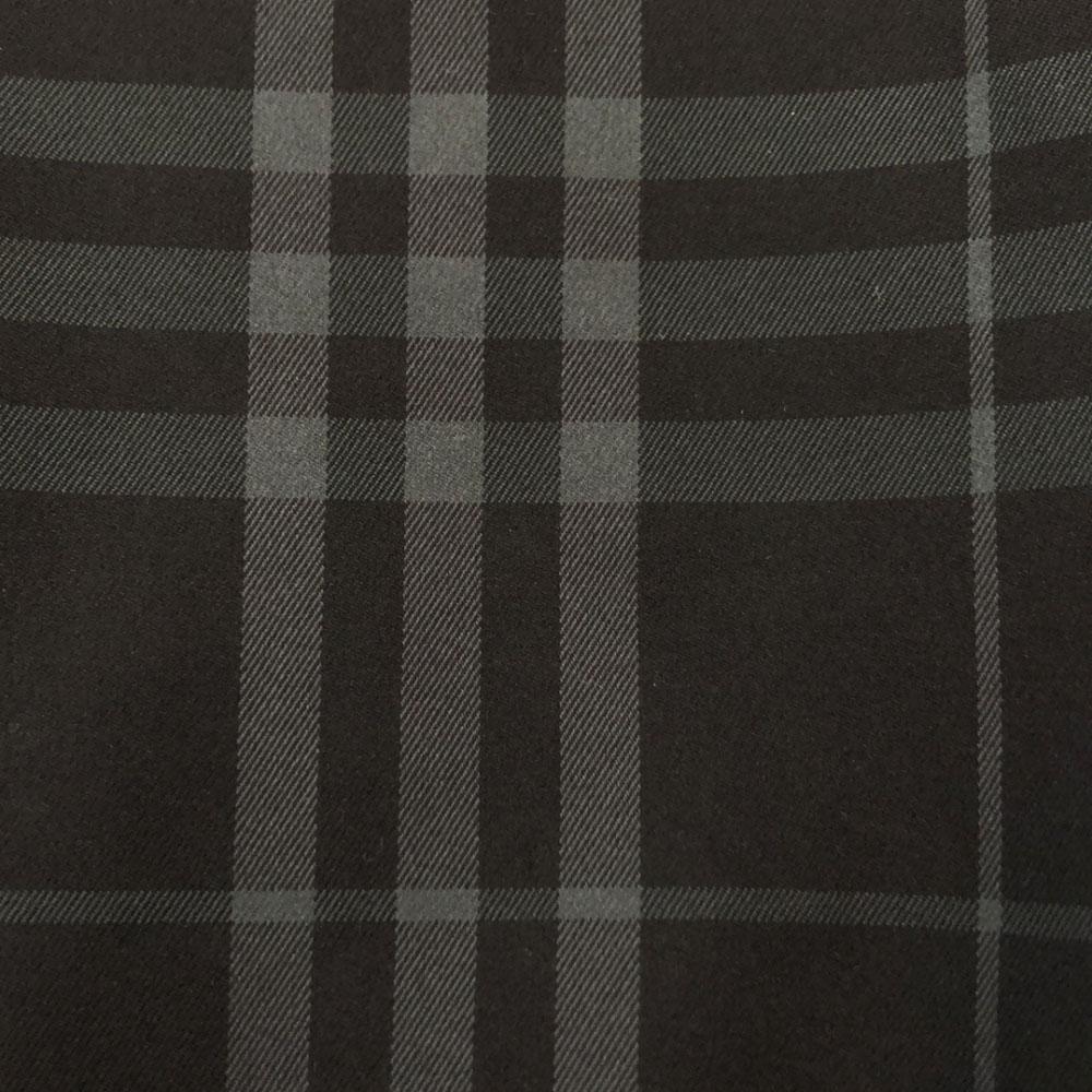 BURBERRY Sanyo Shokai Check Pattern golf Zip Best M Black x gray Men's Used