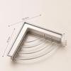 Stainless Steel Sink Corner Drain Rack Punch-free Durable Storage Stand for Sponge Dishcloth Soap Kitchen Accessories